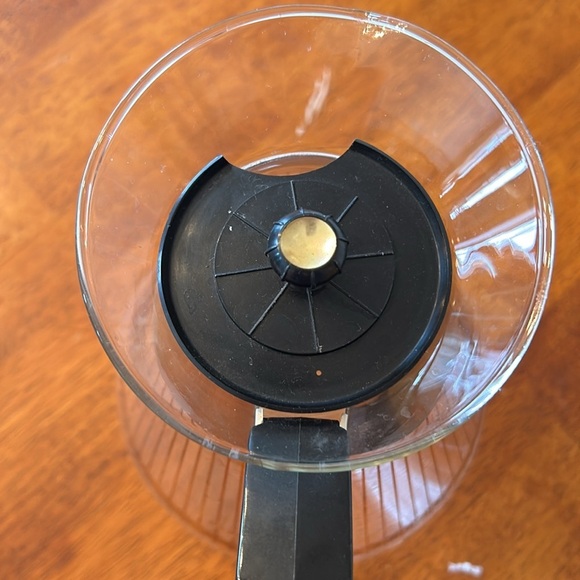 Pyrex Gold and Black Glass Coffee Carafe - Picture 3 of 5